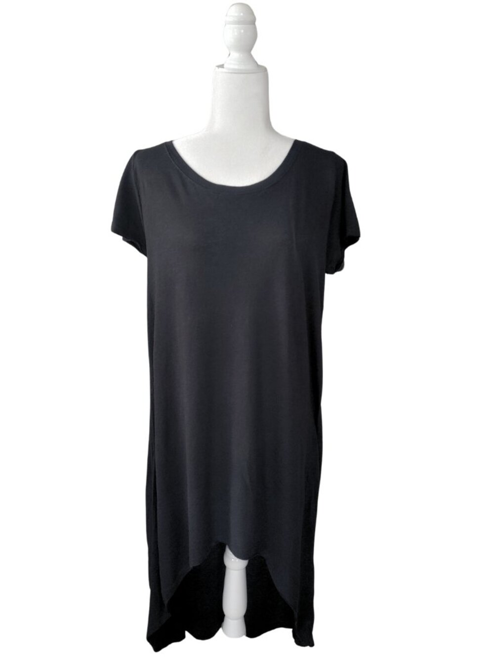 NWT FOREVER21 Black Knit High Low Dress - Size Medium
